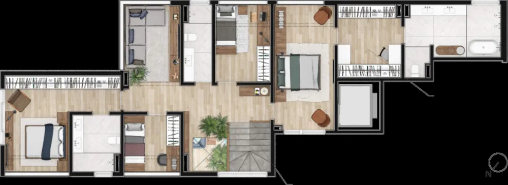 Apartamento, 2 quartos, 144 m² - Foto 5