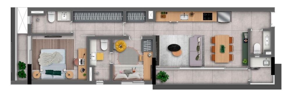 Apartamento à venda com 2 quartos, 68m² - Foto 23