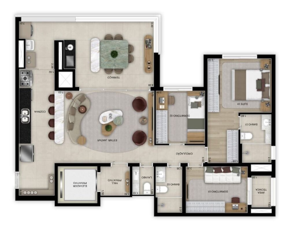Apartamento à venda com 2 quartos, 75m² - Foto 16