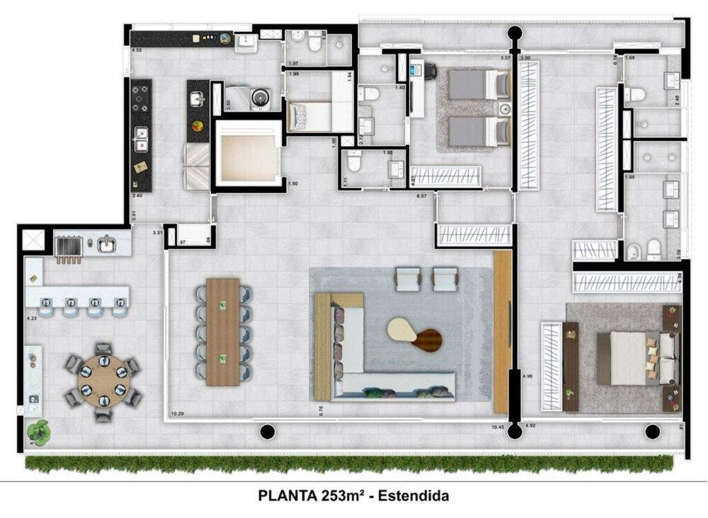 Apartamento, 3 quartos, 252 m² - Foto 4