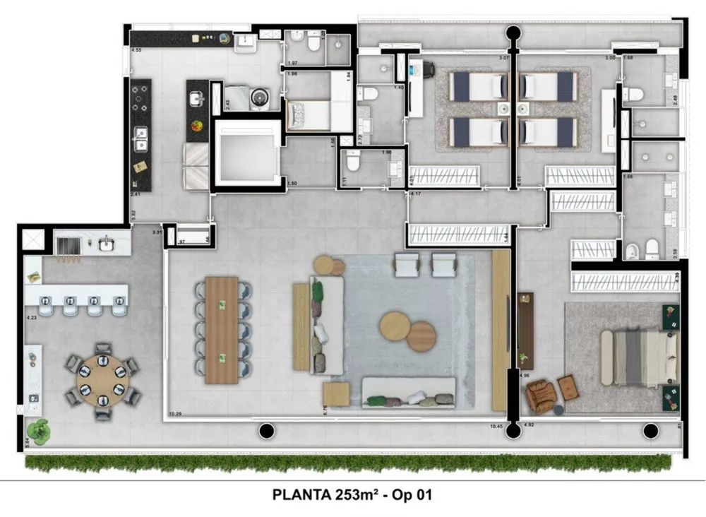 Apartamento, 3 quartos, 252 m² - Foto 13