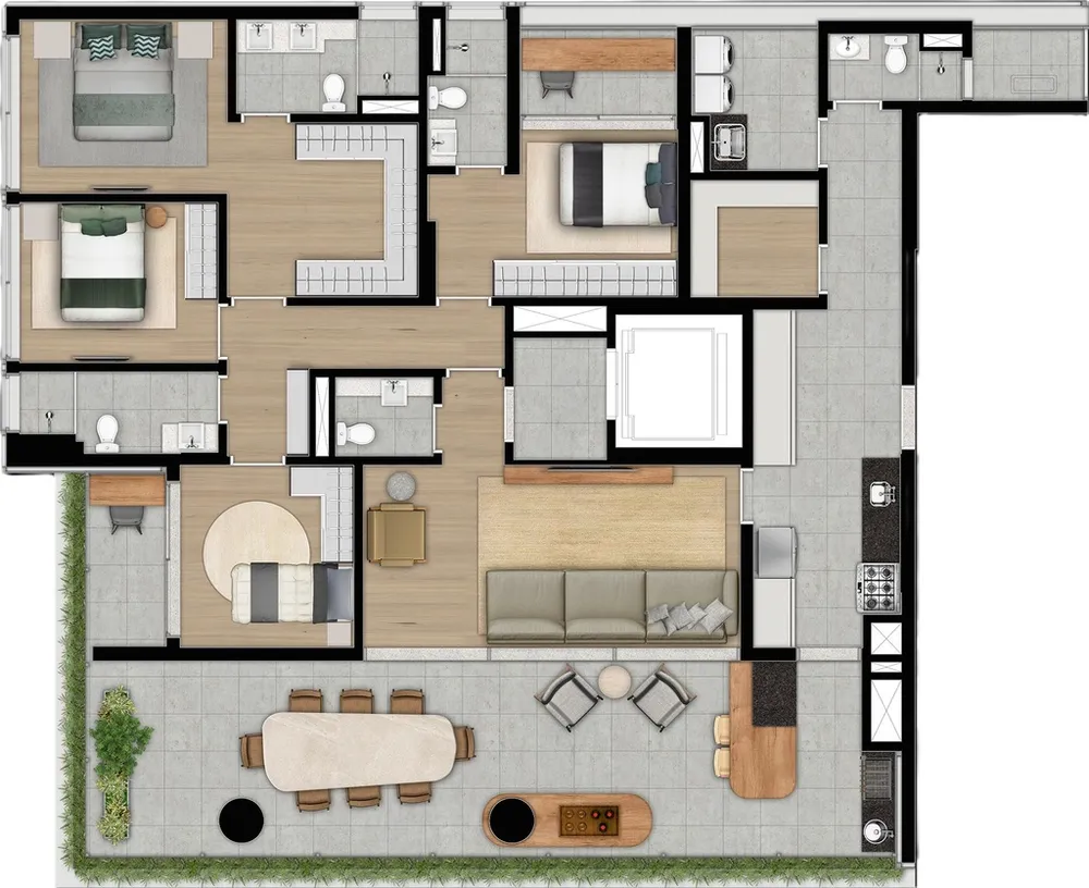 Apartamento, 4 quartos, 194 m² - Foto 17