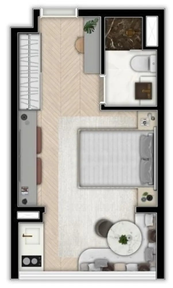 Apartamento, 1 quarto, 22 m² - Foto 15