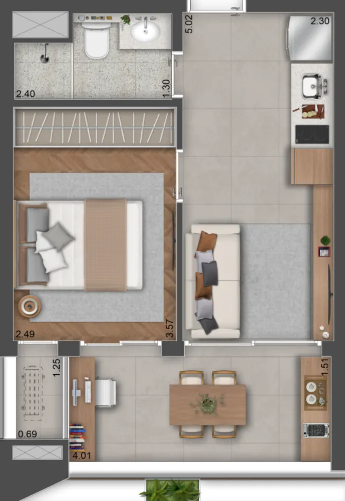 Apartamento, 1 quarto, 38 m² - Foto 23