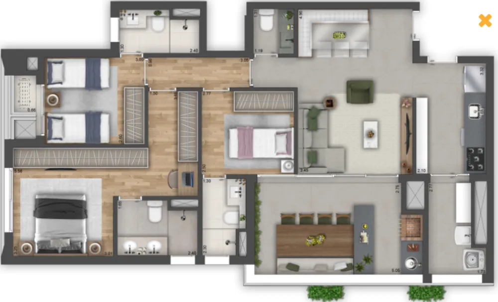 Apartamento, 1 quarto, 38 m² - Foto 24