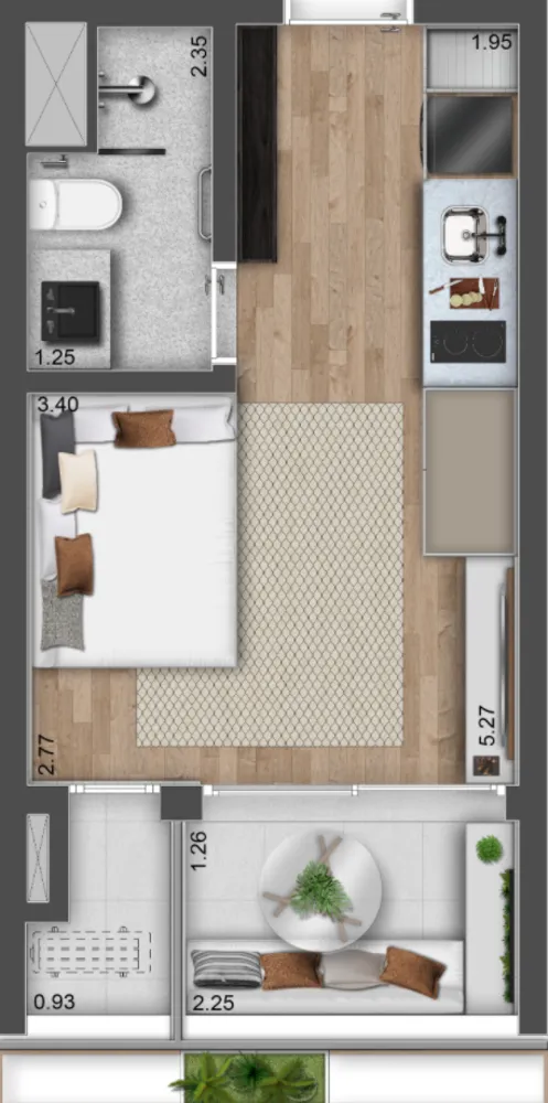 Apartamento, 1 quarto, 38 m² - Foto 22