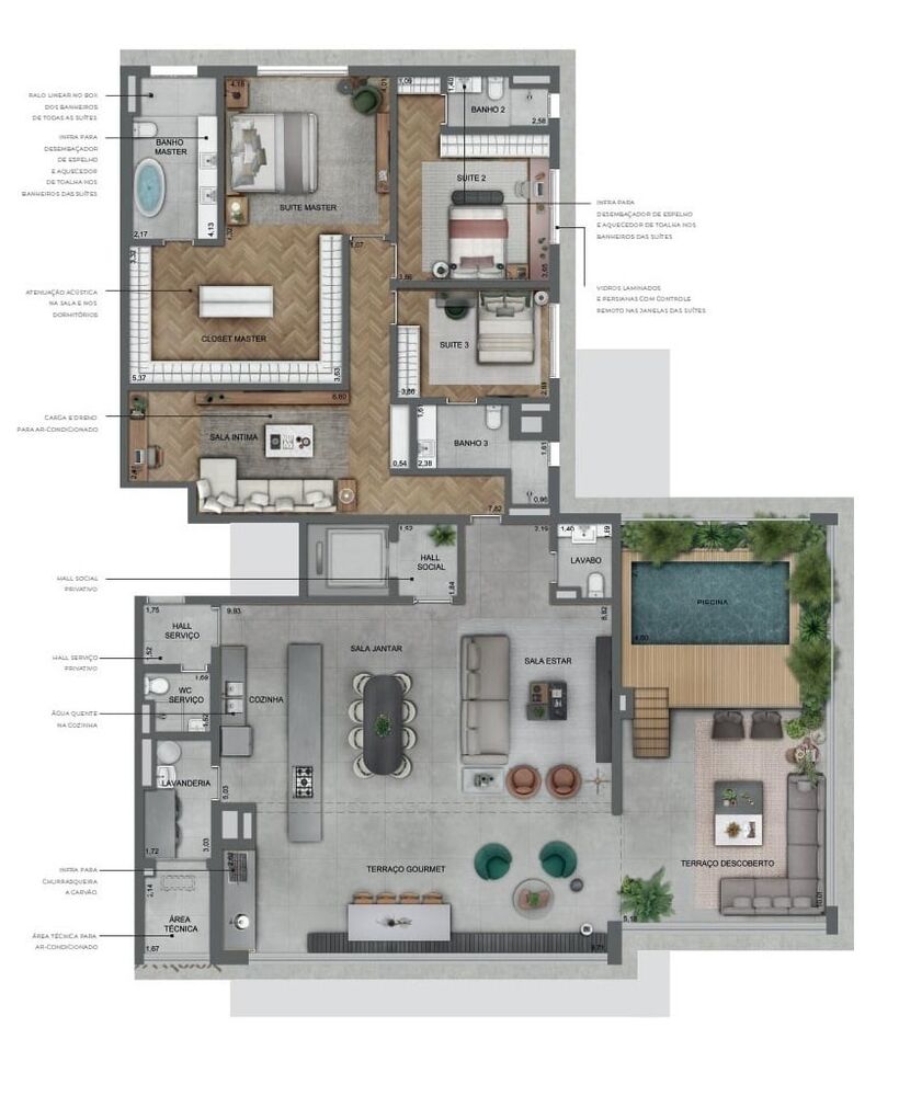 Apartamento, 3 quartos, 182 m² - Foto 16