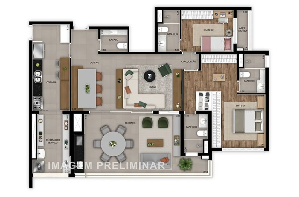 Apartamento, 2 quartos, 38 m² - Foto 7