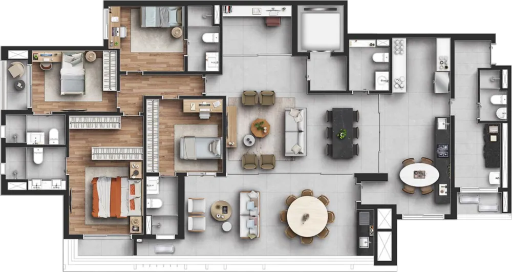 Cobertura, 4 quartos, 363 m² - Foto 19