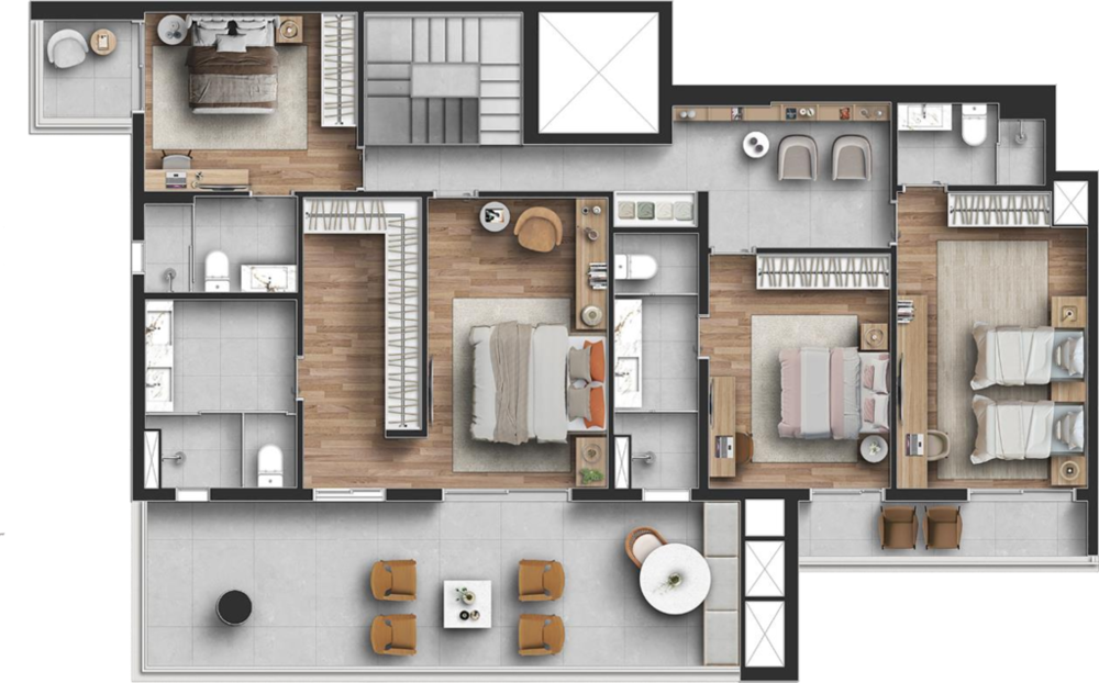 Cobertura, 4 quartos, 363 m² - Foto 11