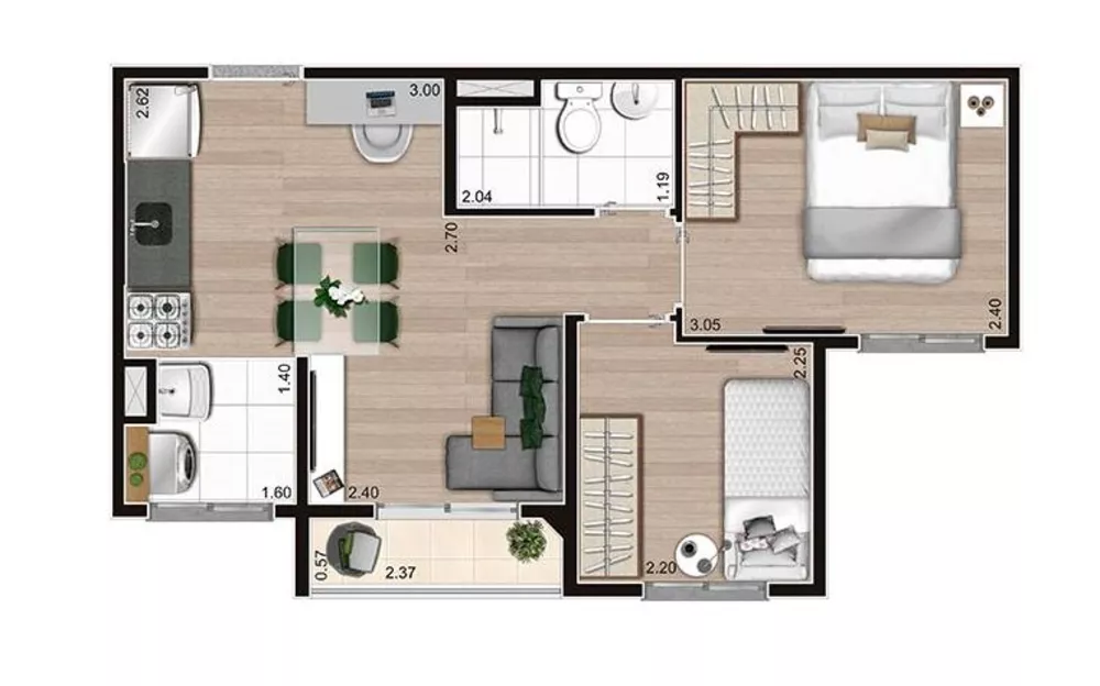 Apartamento à venda com 2 quartos, 37m² - Foto 16