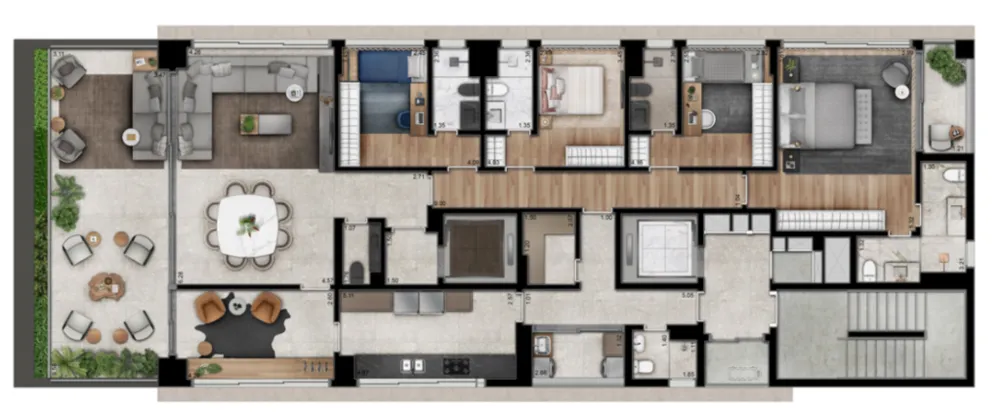 Apartamento, 4 quartos, 252 m² - Foto 12