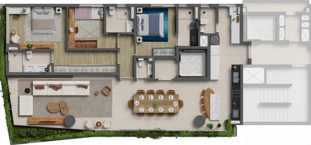 Apartamento, 3 quartos, 159 m² - Foto 3