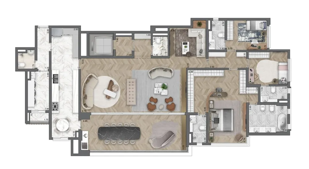 Apartamento, 4 quartos, 213 m² - Foto 31