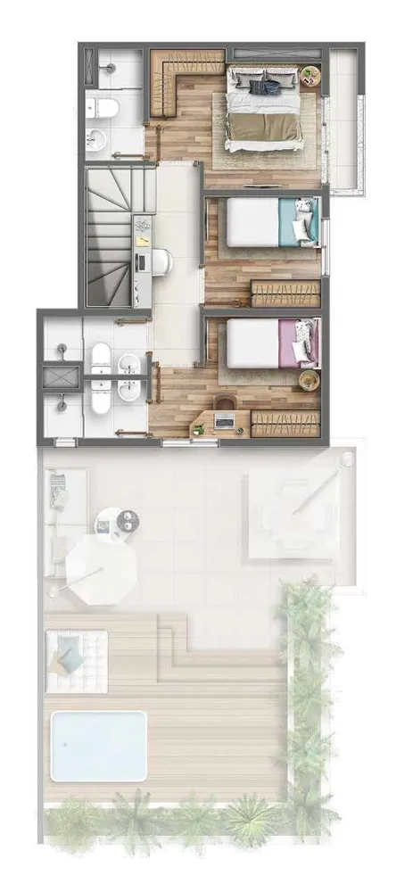 Apartamento, 2 quartos, 60 m² - Foto 2