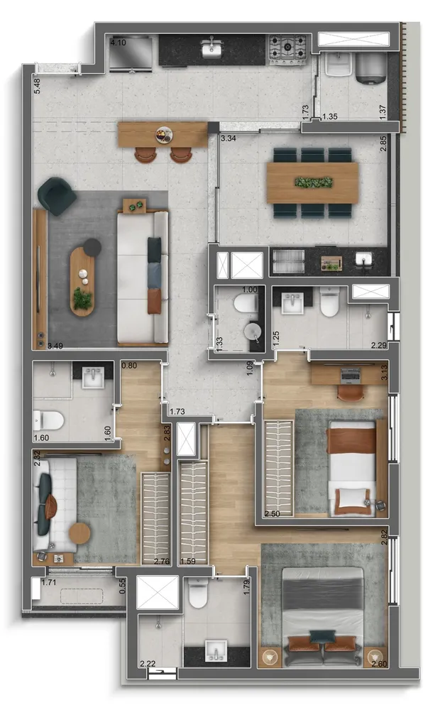Apartamento, 2 quartos, 82 m² - Foto 19