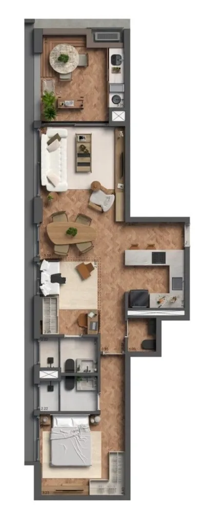 Apartamento, 2 quartos, 79 m² - Foto 14
