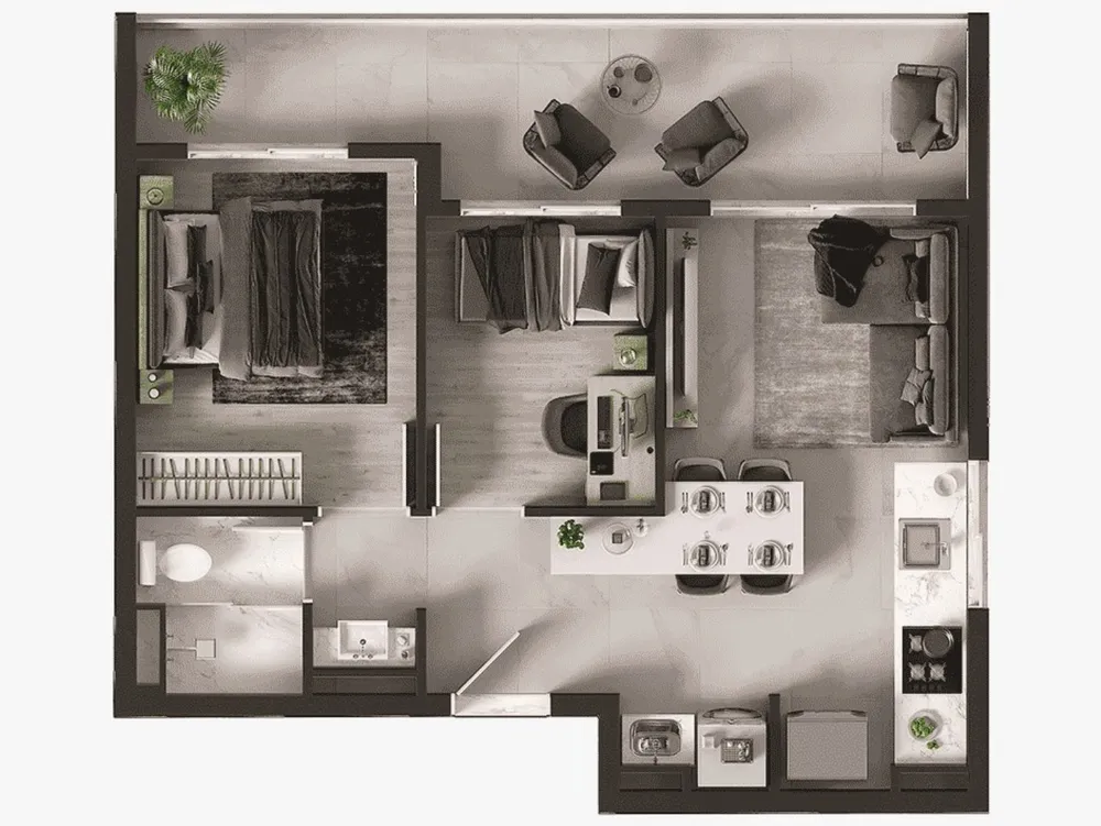 Apartamento, 2 quartos, 40 m² - Foto 16