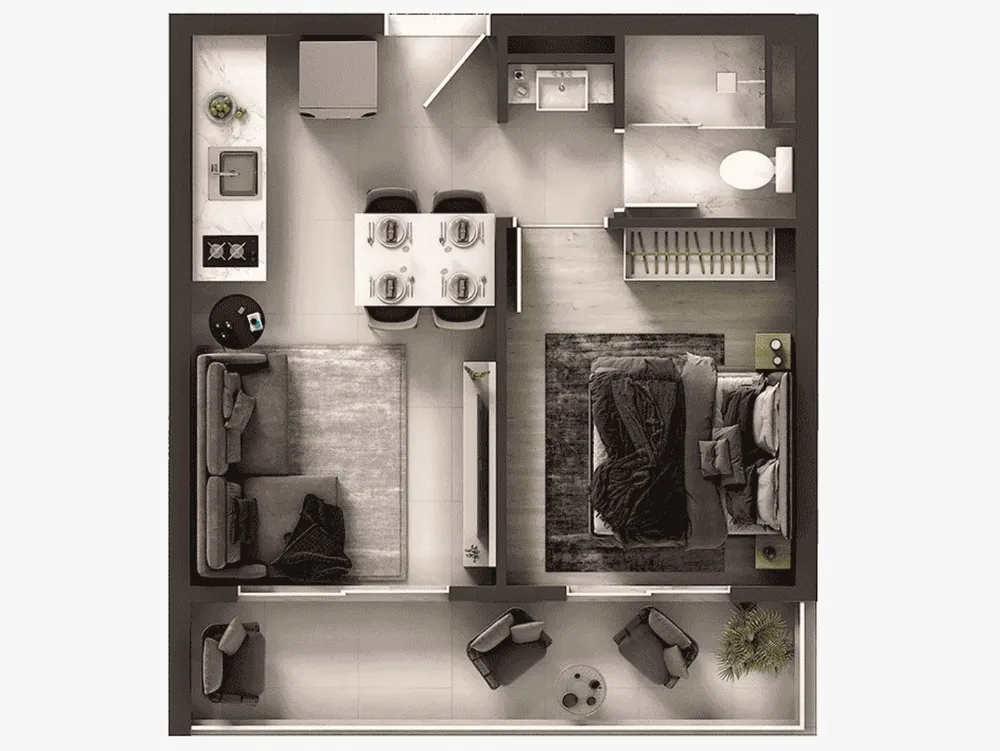 Apartamento, 2 quartos, 40 m² - Foto 13