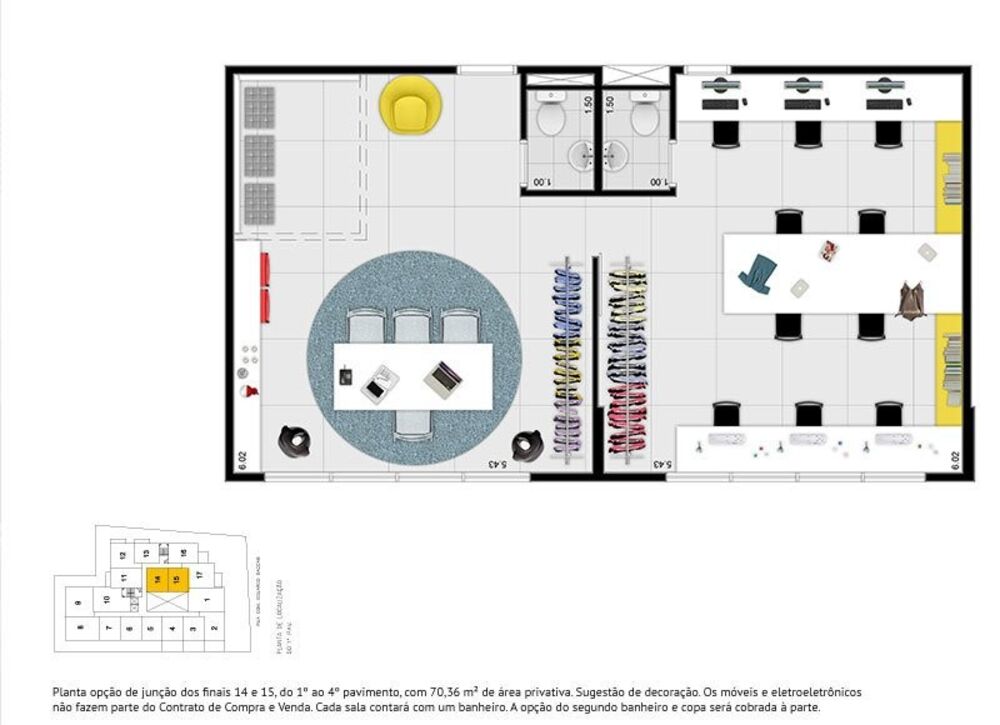 Sala-Conjunto, 67 m² - Foto 14