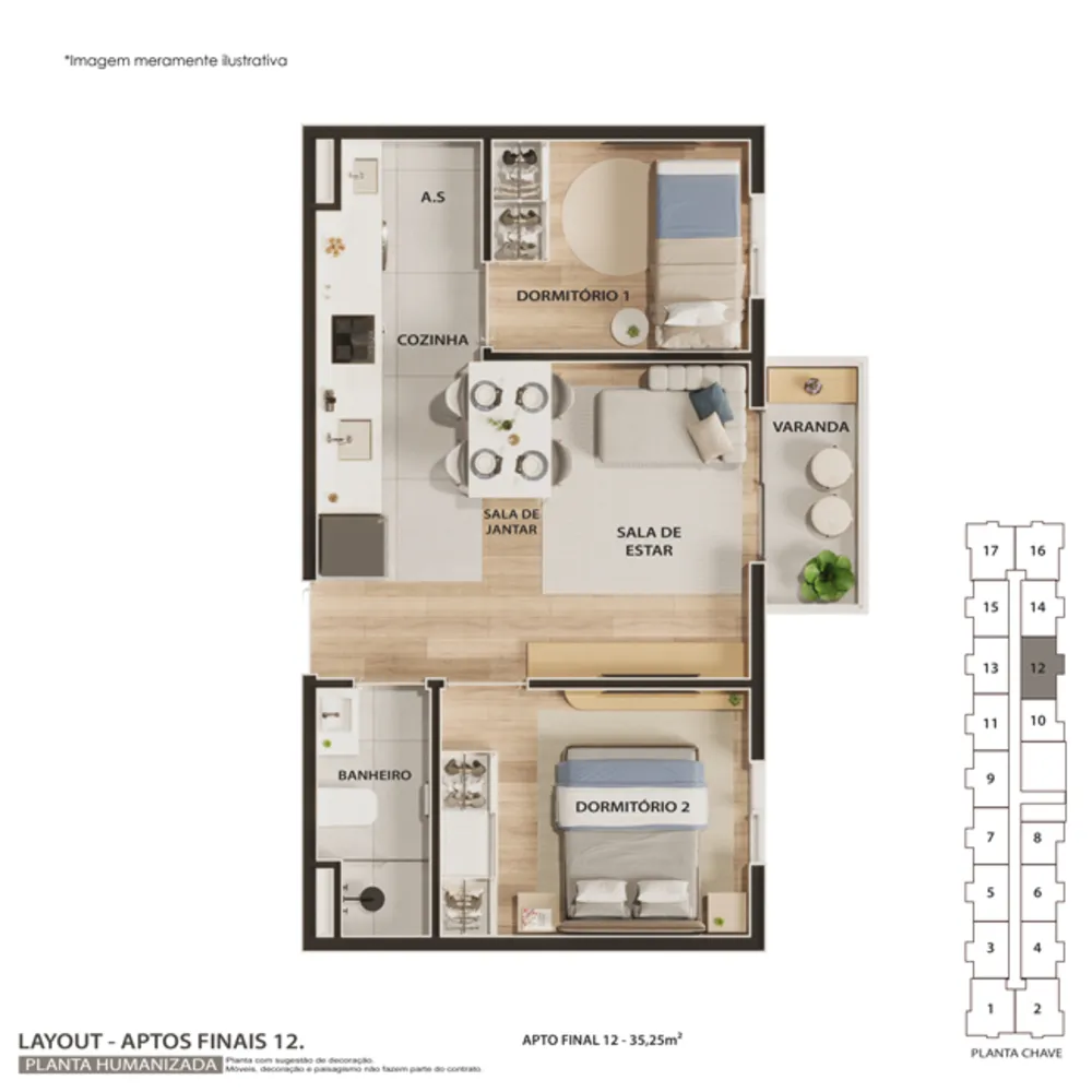 Apartamento, 1 quarto, 26 m² - Foto 11
