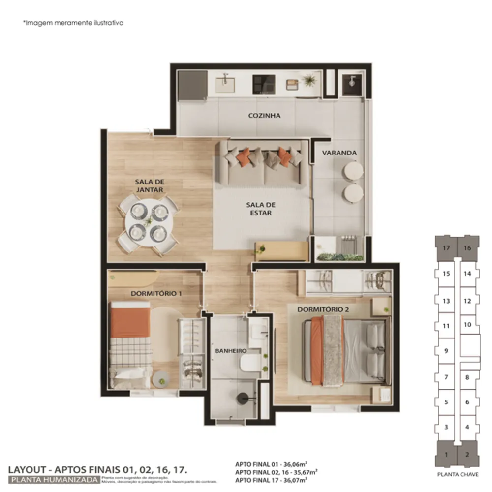 Apartamento, 1 quarto, 26 m² - Foto 12
