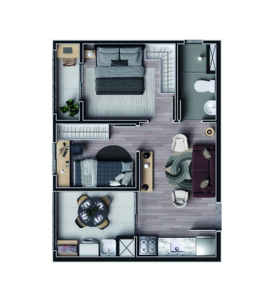 Apartamento, 2 quartos, 47 m² - Foto 4