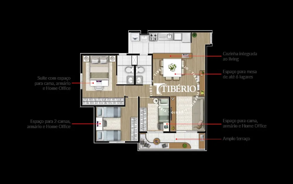 Apartamento, 3 quartos, 76 m² - Foto 11