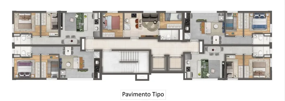Apartamento, 2 quartos, 45 m² - Foto 19