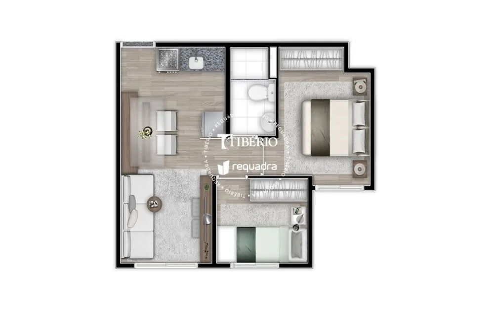 Apartamento, 2 quartos, 34 m² - Foto 8