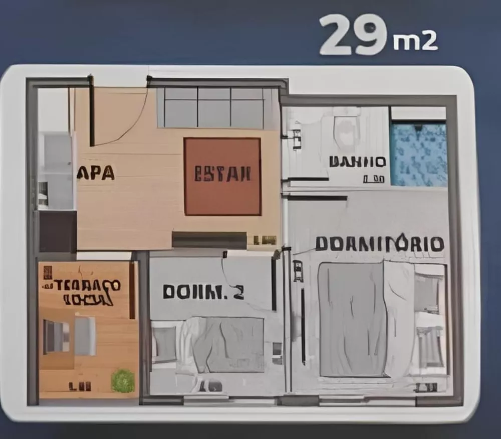 Apartamento à venda com 1 quarto, 24m² - Foto 5