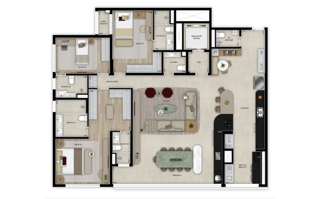 Apartamento, 3 quartos, 120 m² - Foto 15