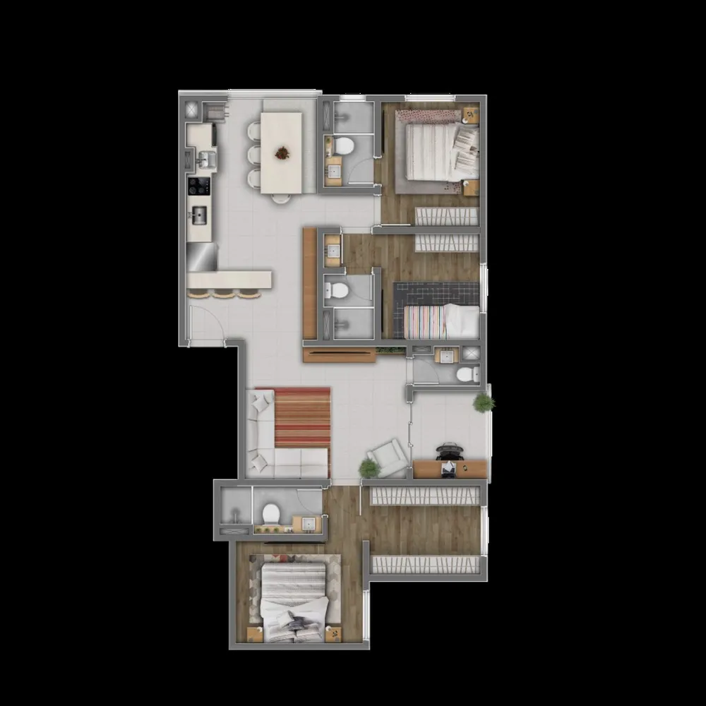 Apartamento, 2 quartos, 40 m² - Foto 8