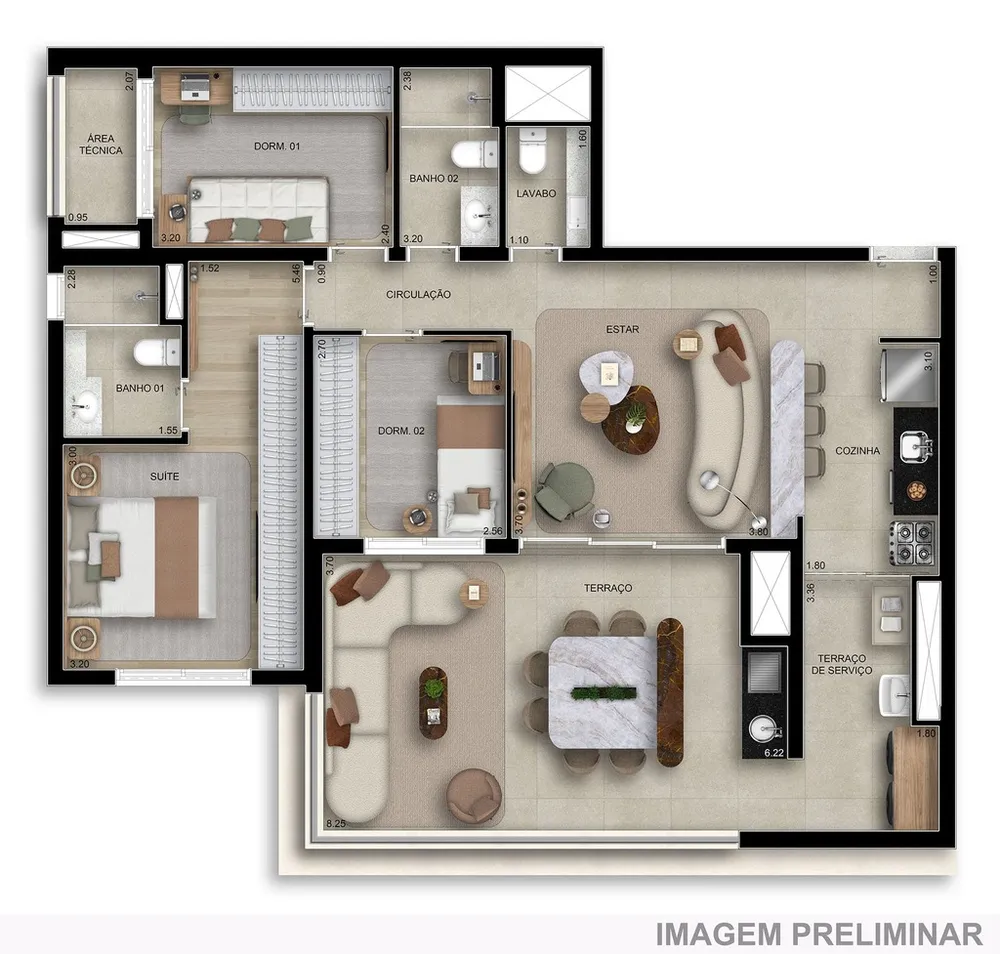 Apartamento, 3 quartos, 106 m² - Foto 12