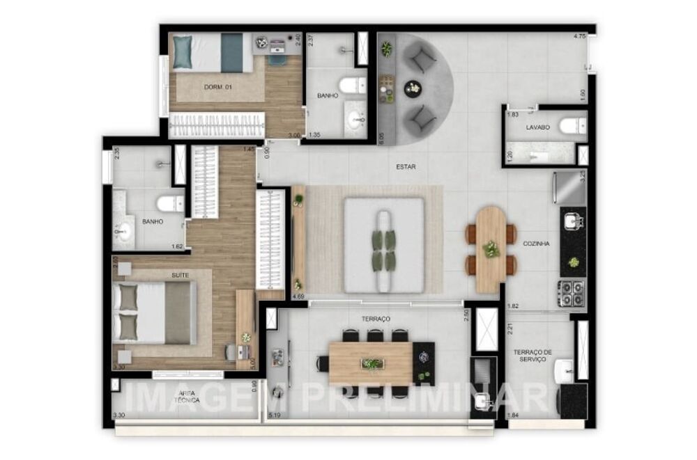Apartamento, 1 quarto, 26 m² - Foto 13