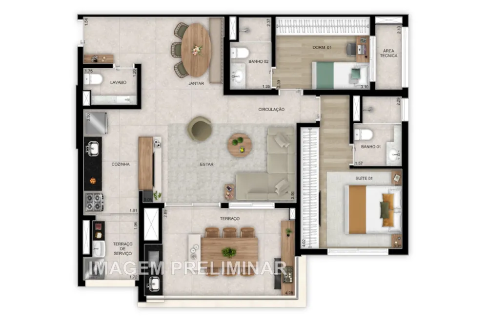 Apartamento, 3 quartos, 91 m² - Foto 26