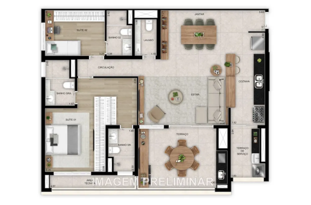Apartamento, 3 quartos, 91 m² - Foto 27
