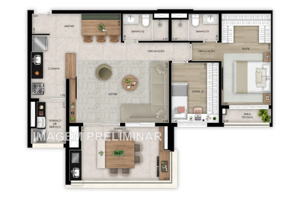 Apartamento, 3 quartos, 91 m² - Foto 25