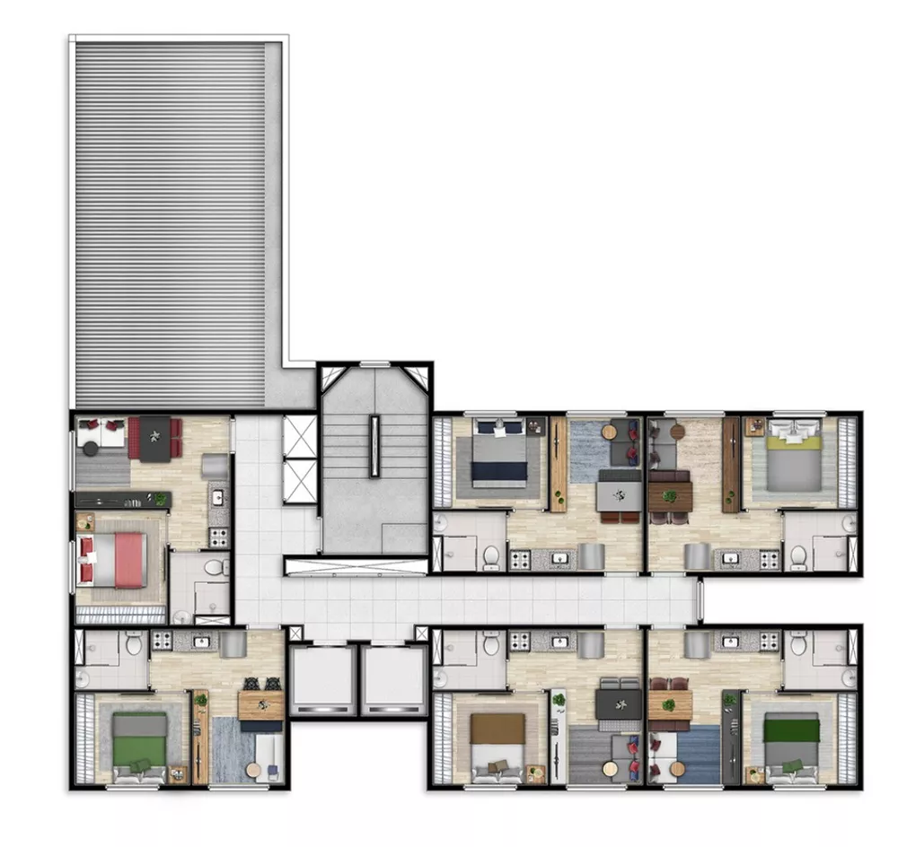 Apartamento, 1 quarto, 25 m² - Foto 5