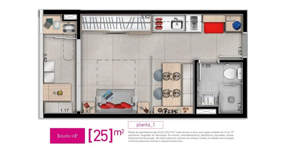 Kitnet-Studio, 35 m² - Foto 8