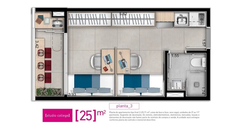 Kitnet-Studio, 35 m² - Foto 10