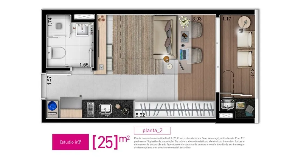 Kitnet-Studio, 35 m² - Foto 9