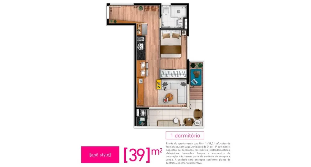 Kitnet-Studio, 35 m² - Foto 12