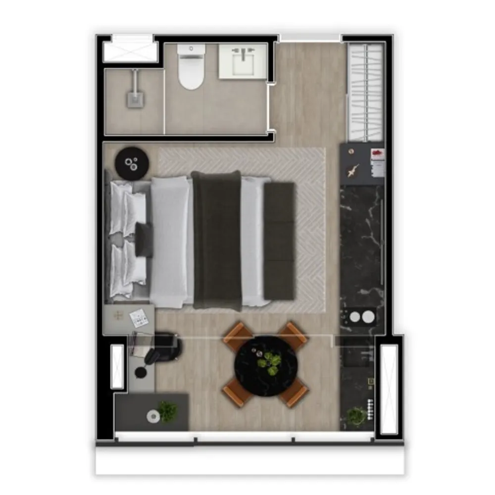 Apartamento, 1 quarto, 25 m² - Foto 15