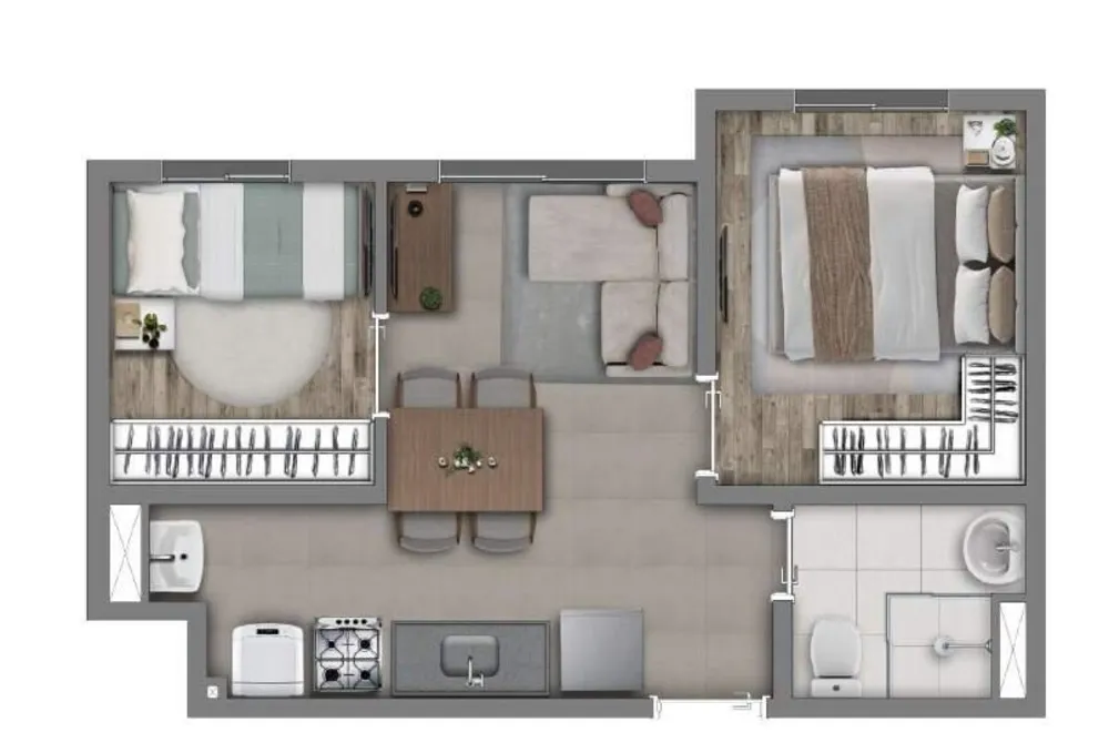 Apartamento, 2 quartos, 61 m² - Foto 10