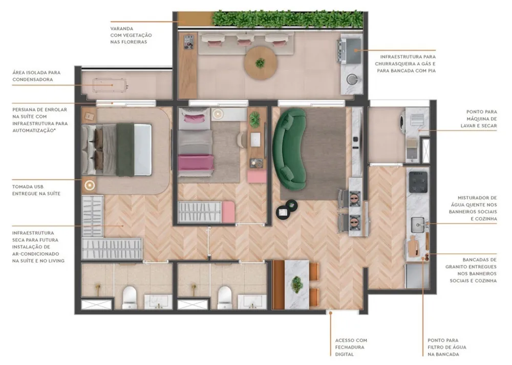 Apartamento, 2 quartos, 69 m² - Foto 18