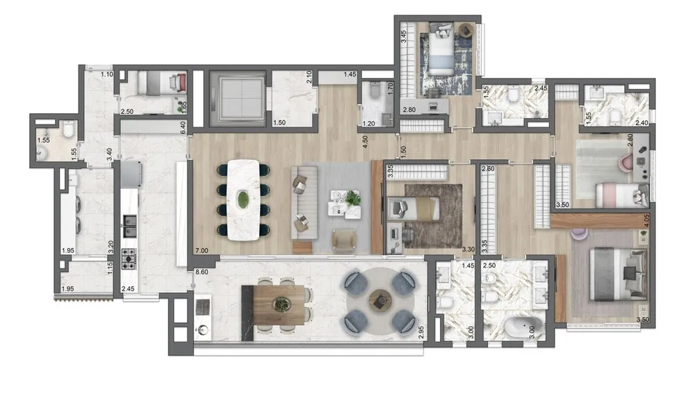 Apartamento, 4 quartos, 183 m² - Foto 23