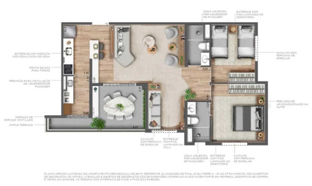 Apartamento, 2 quartos, 35 m² - Foto 7