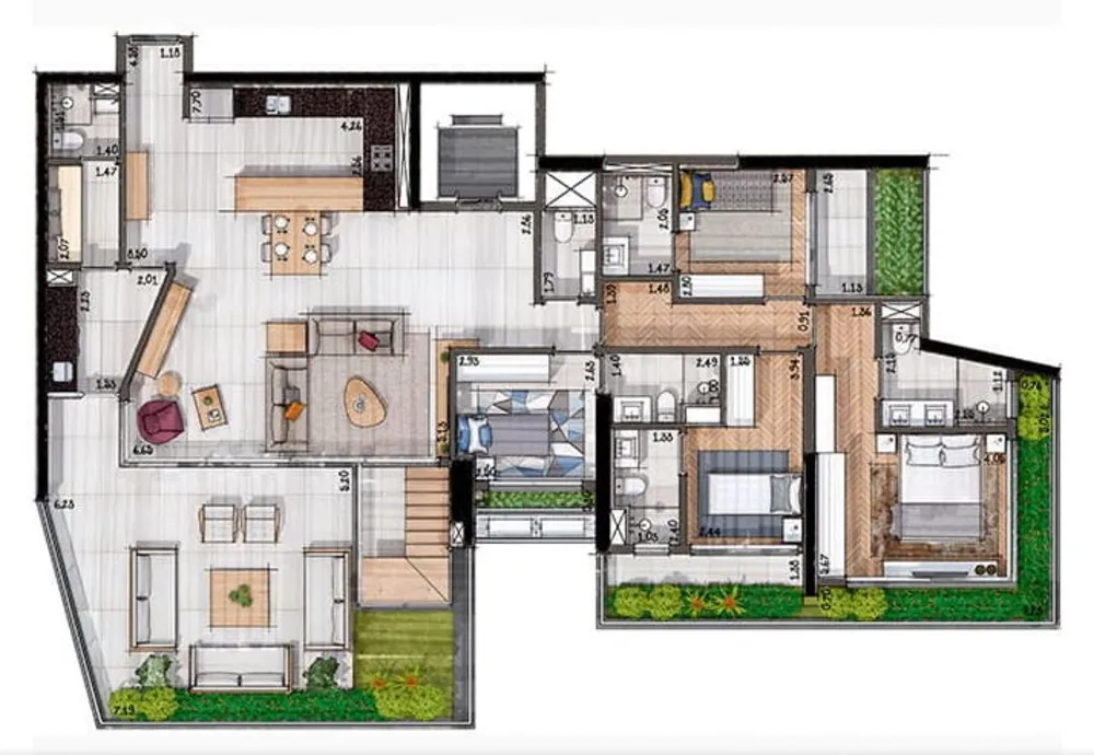 Apartamento, 4 quartos, 167 m² - Foto 24
