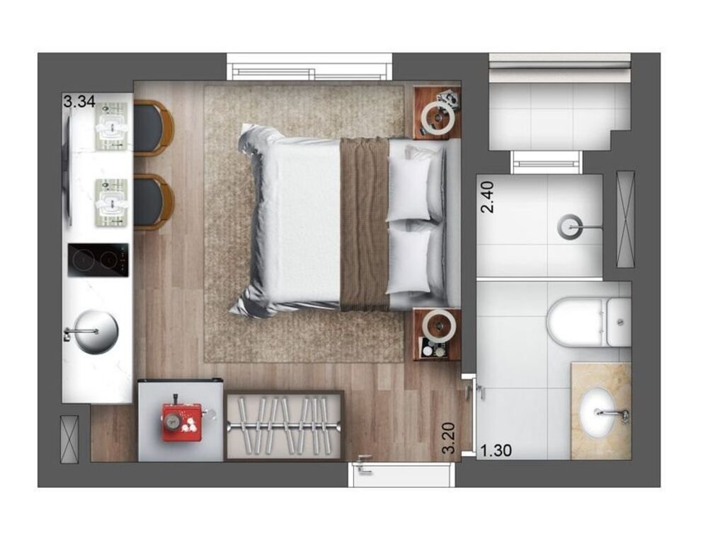 Apartamento, 2 quartos, 51 m² - Foto 7